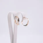 Kolczyki złote koła - próba 585