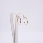 Kolczyki złote koła - próba 585