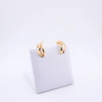 Kolczyki złote - próba 585 - obrazek 2