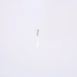 Krzyżyk białe złoto - próba 585