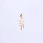 Zawieszka złota łapacz snów - próba 585