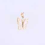 Zawieszka złota motyl z cyrkoniami  - proba 585