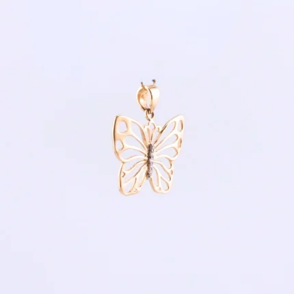 Zawieszka złota motyl z cyrkoniami  - proba 585