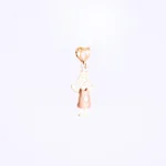 Zawieszka ze złota dziewczynka - próba 585