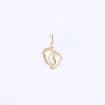 Zawieszka złota stópki - próba 585