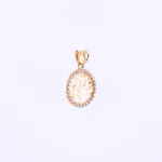 Zawieszka złota drzewko z cyrkoniami - próba 585