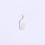 Zawieszka białe złoto blaszka - próba 585