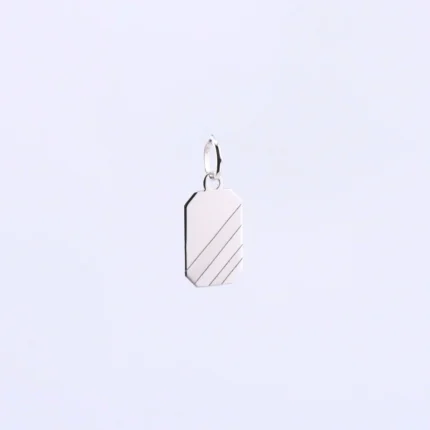 Zawieszka białe złoto blaszka - próba 585