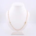 Naszyjnik złoty różaniec na szyję - próba 585