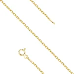 Łańcuszek pozłacany ankier - próba 925