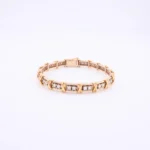 Bransoletka złota z diamentami naturalnymi 2,72ct. – próba 585