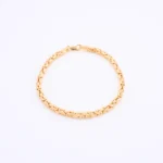 Bransoletka złota wzór królewski  – próba 585