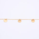 Bransoletka złota na nogę  – próba 585 - obrazek 2