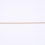 Bransoletka z białego złota na nogę  – próba 585 - obrazek 2