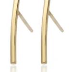 Kolczyki słupki ze srebra - próba 925