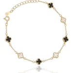 Bransoletka koniczynka marokańska - próba 925