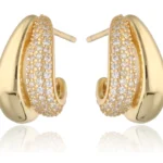 Kolczyki z cyrkoniami - próba 925