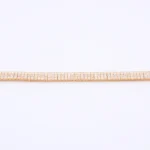 Bransoletka złota z cyrkoniami - próba 585 - obrazek 2