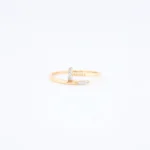 Pierścionek gwóźdź - próba 585