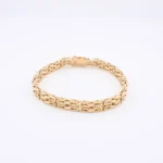 Bransoletka złota królewska - próba 585