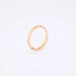 Pierścionek złoty z serduszkami - próba 585 - obrazek 2