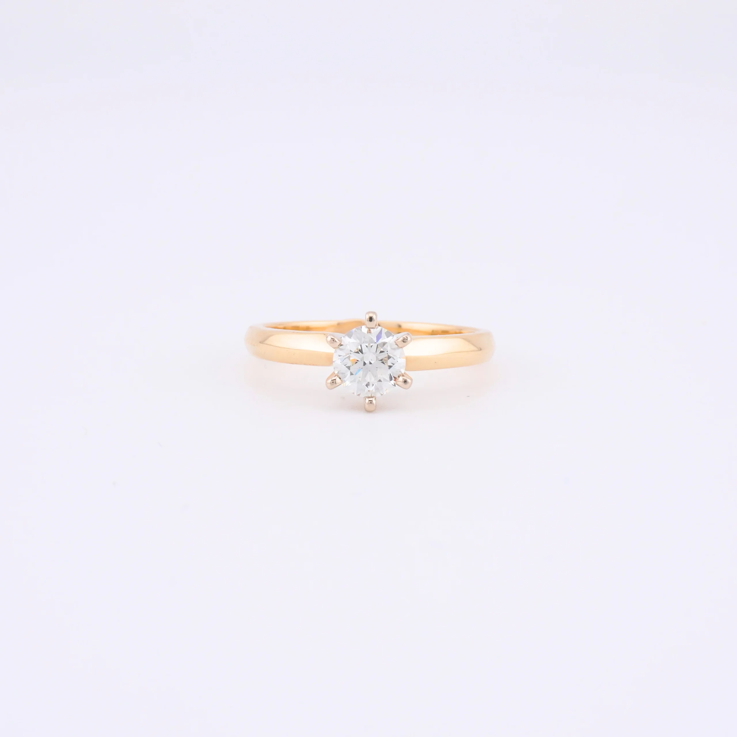 88_1_11zon Pierścionek z diamentem 0,57 ct. - próba 585 - obrazek 1