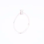 Pierścionek z diamentem z białego złota – Próba 585