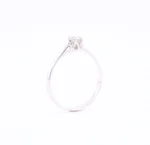 Pierścionek z diamentem z białego złota – Próba 585 - obrazek 2