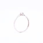 Pierścionek z diamentem z białego złota – Próba 585 - obrazek 2