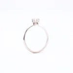 Pierścionek z diamentem z białego złota – Próba 585