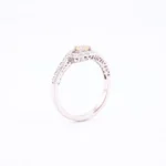 Pierścionek z diamentami z białego złota – Próba 585 - obrazek 2